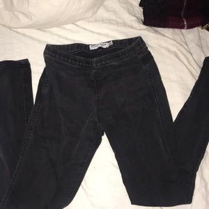 American apparel black easy jeans